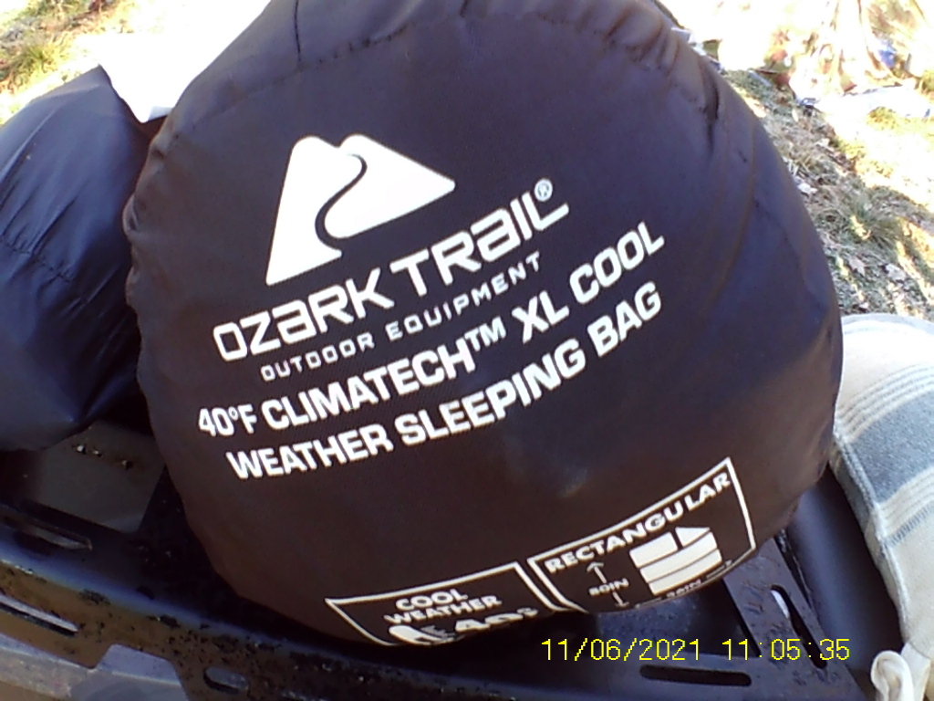 Ozark Trail Sleeping bag. 
