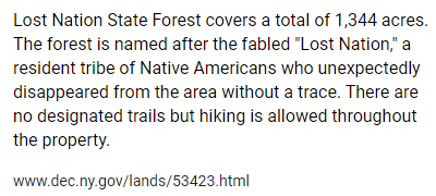 The missing tribe of Lost Nation Forest